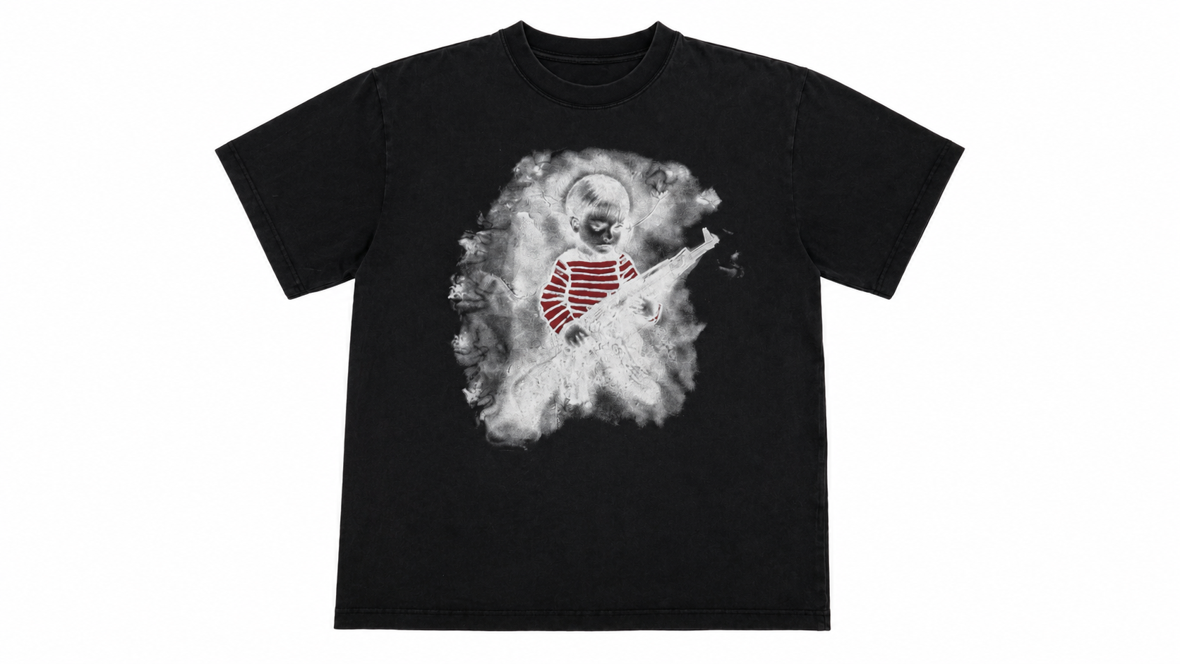 Bad adolesent tee BLACK